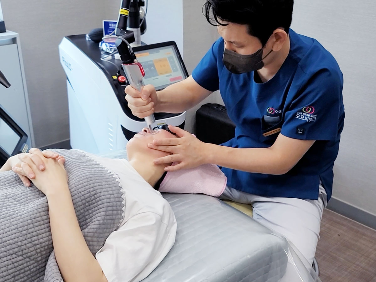 오오피부과 피코프락셀 시술