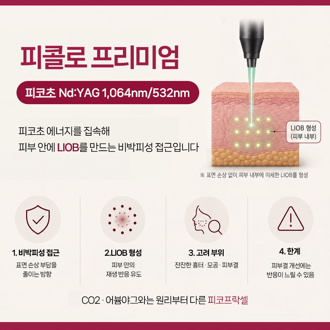 대구피코프락셀 피콜로프리미엄 LIOB 작용 원리 설명 이미지