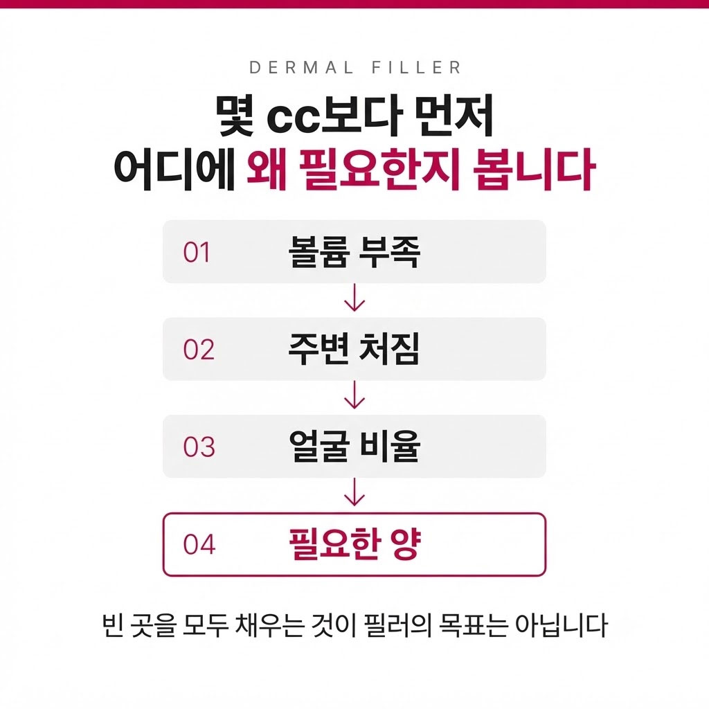 대구필러 주입량보다 볼륨 위치와 얼굴 비율을 보는 기준