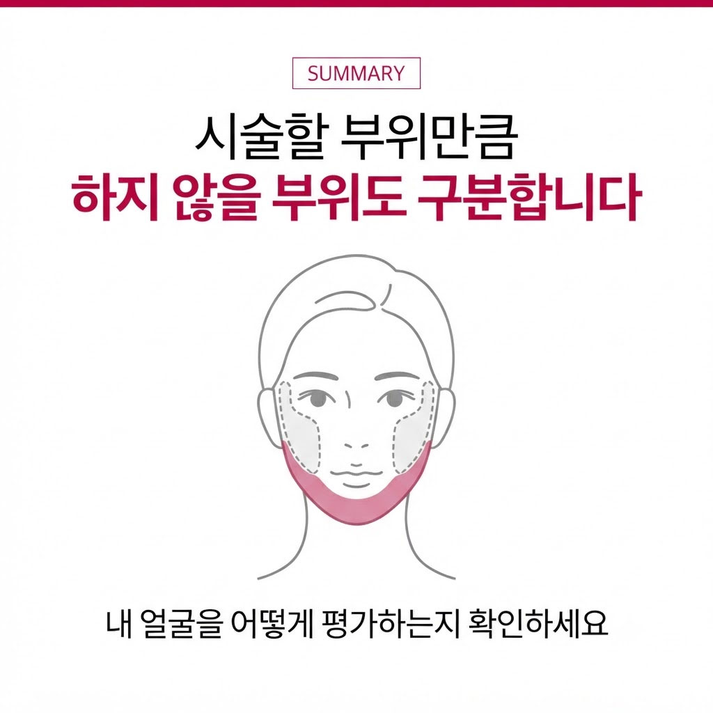 울쎄라 시술 부위와 신중히 접근할 부위를 구분하는 진료 원칙