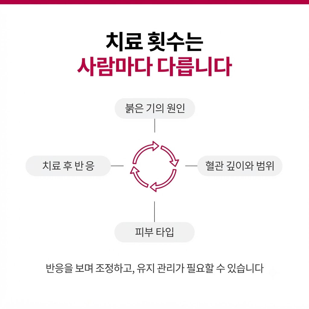 안면홍조 레이저 치료 횟수가 원인과 혈관 범위 피부 타입에 따라 다른 이유